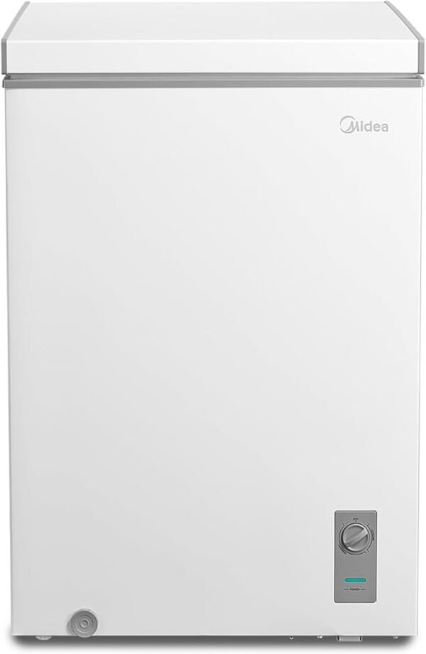 Midea MERC04C4BAWW 3.5 Cubic Feet Chest Freezer, Cu.ft-Convertible, White