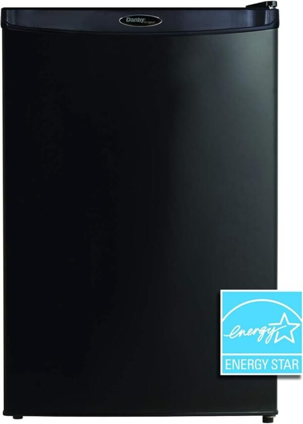 Danby Designer DAR044A4BDD-6 4.4 Cu.Ft. Mini Fridge, Compact Refrigerator for Bedroom, Living Room, Bar, Dorm, Kitchen, Office, E-Star in Black - Image 2