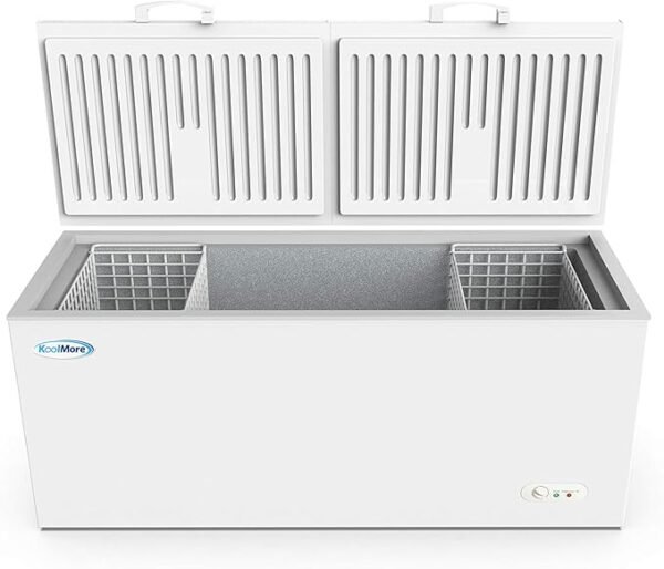 KoolMore SCF-20C Chest Freezer, 20 cu. Ft, White - Image 4
