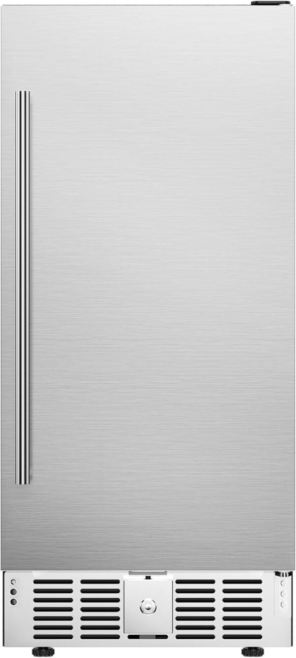 15 Inch Beverage Cooler Under Counter Built-in Beverage Refrigerator,127 Cans Mini Fridge with Glass Removable Shelves for Drink Beer Soda Wine Water