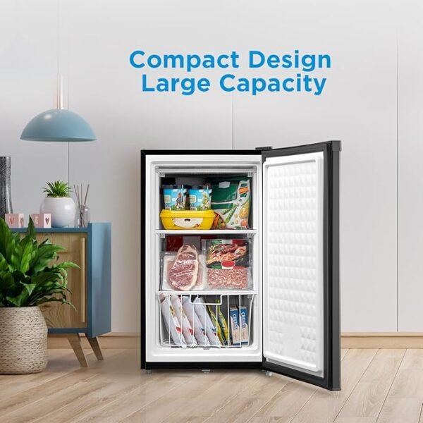 Midea MRU03M2ABB Upright Freezer Large Black, 3.0 Cubic Feet - Image 3
