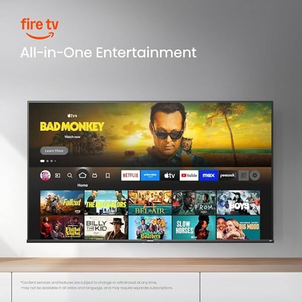 Hisense 55\" Class A7 Series 4K UHD Smart Fire TV (55A7NF) - Wide Color Gamut, HDR10+, Dolby Vision, Dolby Atmos, AI Sports Mode, Game Mode, ALLM, Alexa Built in with Voice Remote, Streaming TV, Black - Image 7