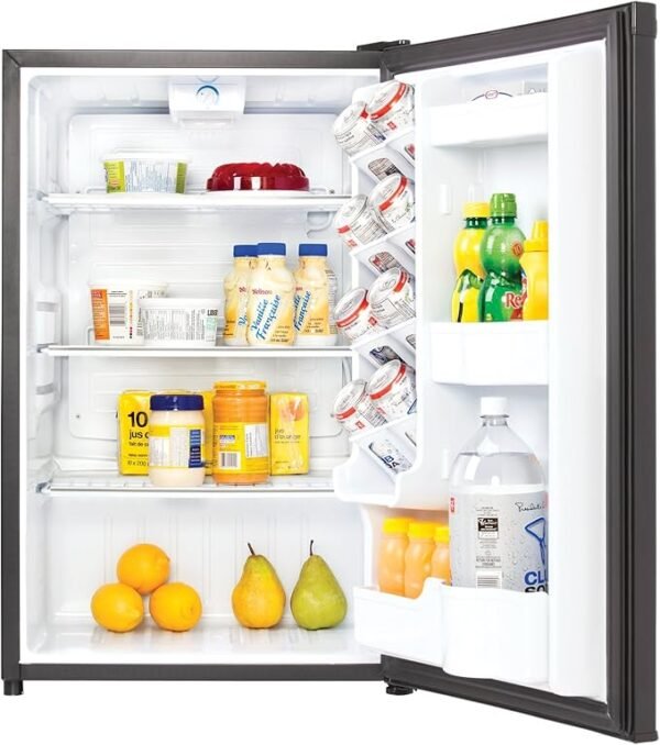Danby Designer DAR044A4BDD-6 4.4 Cu.Ft. Mini Fridge, Compact Refrigerator for Bedroom, Living Room, Bar, Dorm, Kitchen, Office, E-Star in Black - Image 6