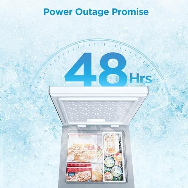 Midea MERC04C4BAWW 3.5 Cubic Feet Chest Freezer, Cu.ft-Convertible, White - Image 5