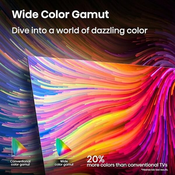 Hisense 55\" Class A7 Series 4K UHD Smart Fire TV (55A7NF) - Wide Color Gamut, HDR10+, Dolby Vision, Dolby Atmos, AI Sports Mode, Game Mode, ALLM, Alexa Built in with Voice Remote, Streaming TV, Black - Image 4