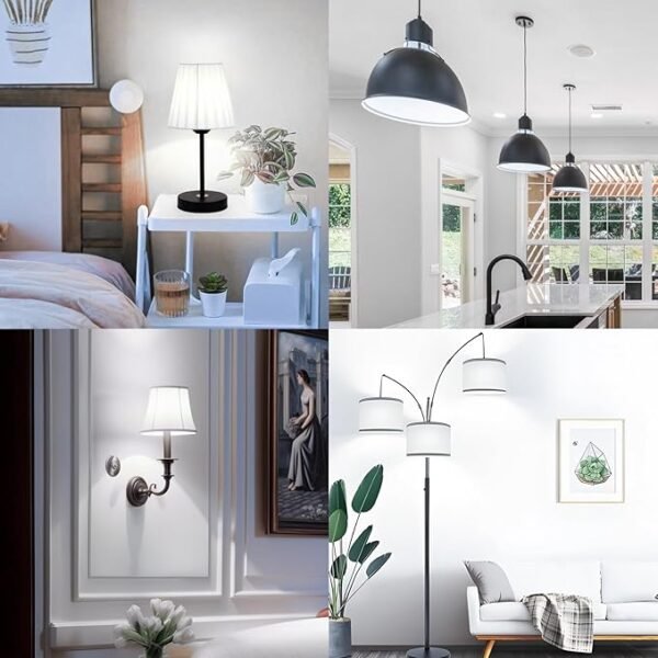 24 Pack LED Light Bulbs Daylight White 5000K, 60 Watt Equivalent A19 LED Bulb, 9W E26 Standard Base, 800 Lumens 15000 Hours 120V, Non-Dimmable, Bright Energy Saving Lightbulbs for Bedroom Indoor - Image 6
